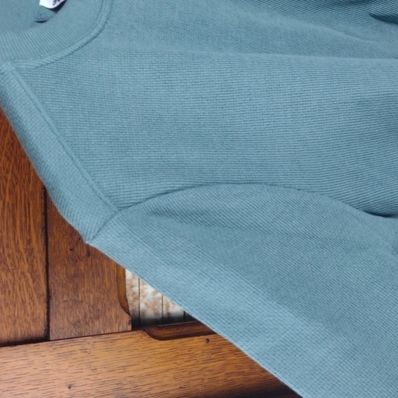 NWT all in motion men's sweater fleece Crew light green - Picture 6 of 7